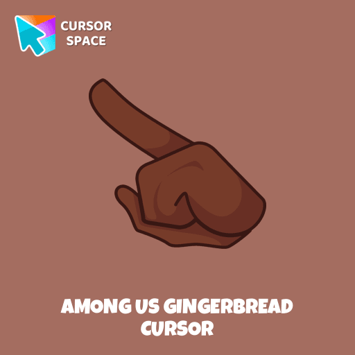 Among Us Gingerbread cursor arrow cursor
